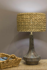 Kabankalan Seagrass Resin Table Lamp-Lighting-Parc Decor