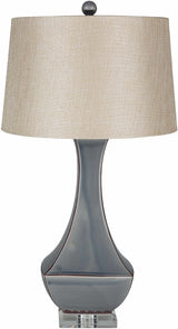 Kalilangan Gray Ceramic Table Lamp-Lighting-Parc Decor