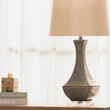 Kalilangan Gray Ceramic Table Lamp-Lighting-Parc Decor