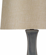 Kalilangan Gray Ceramic Table Lamp-Lighting-Parc Decor