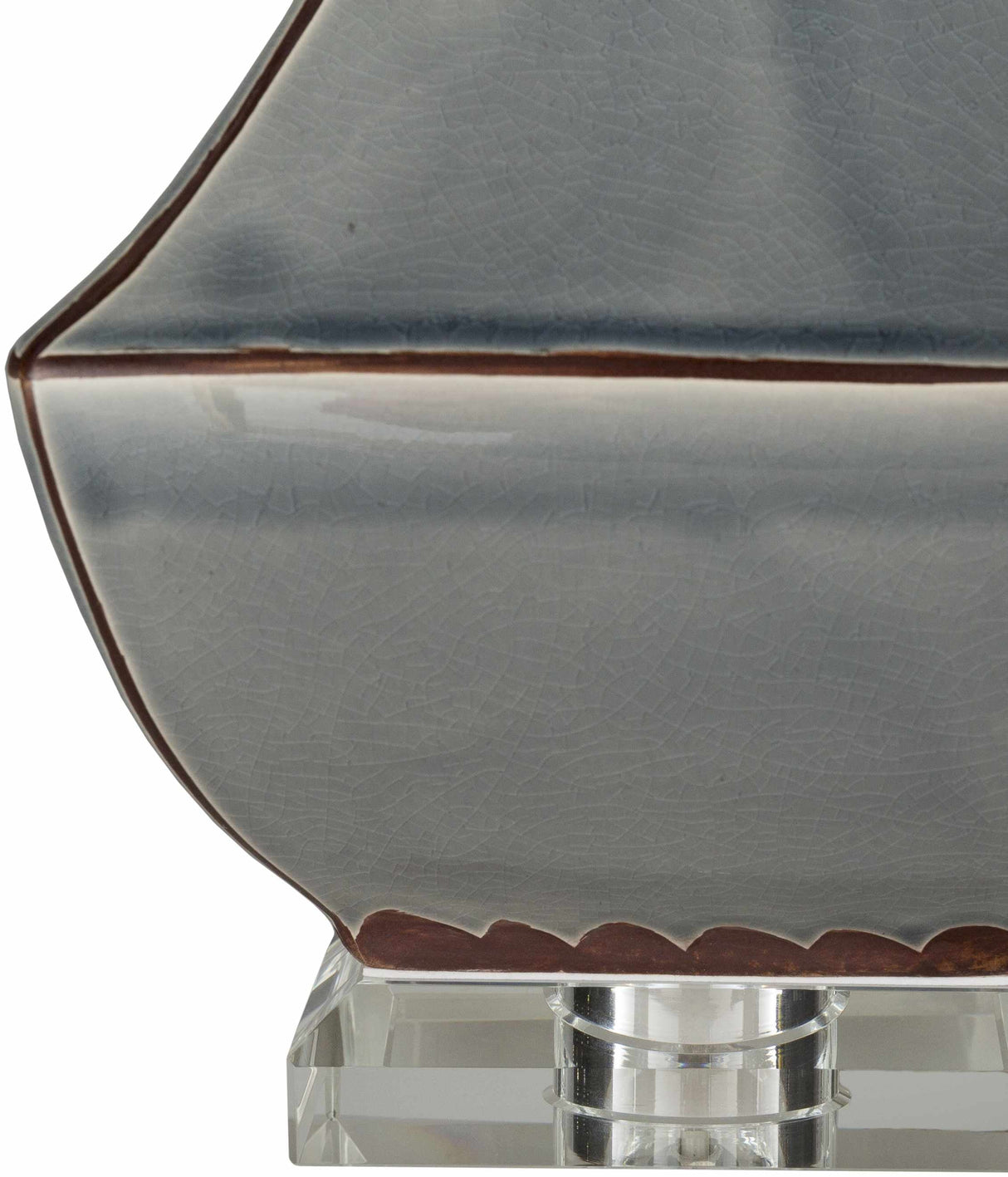 Kalilangan Gray Ceramic Table Lamp-Lighting-Parc Decor