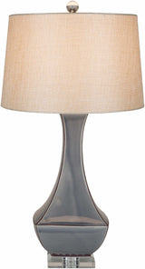 Kalilangan Gray Ceramic Table Lamp-Lighting-Parc Decor