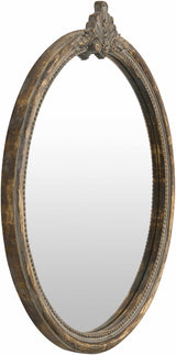 Kandersteg Dark Red Accent Mirror-Mirrors-Parc Decor