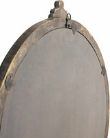 Kandersteg Dark Red Accent Mirror-Mirrors-Parc Decor