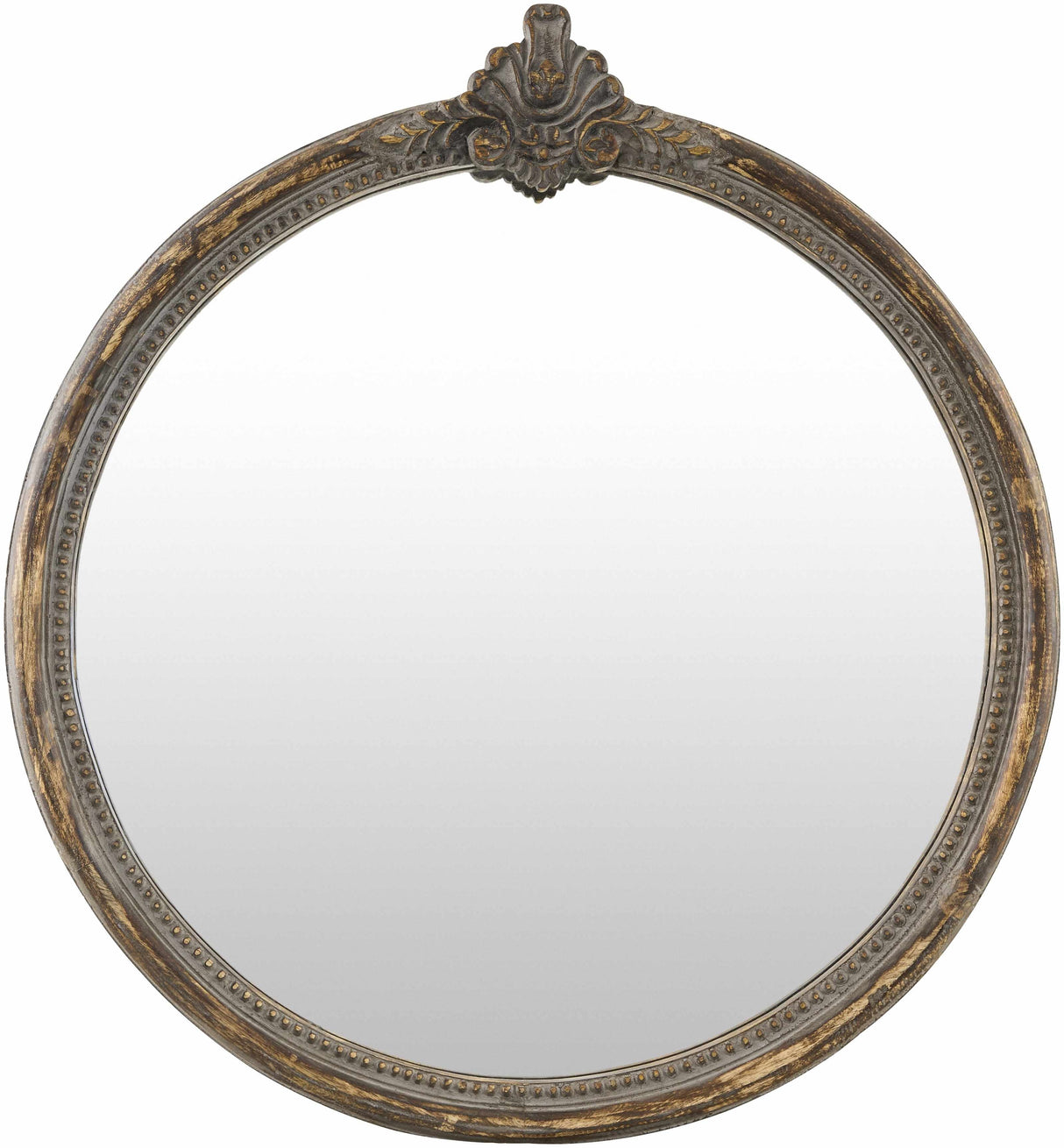 Kandersteg Dark Red Accent Mirror-Mirrors-Parc Decor