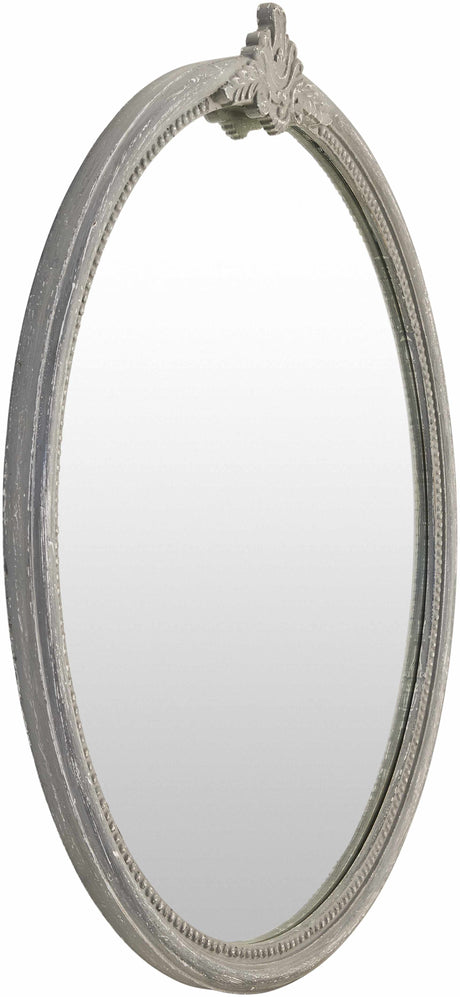 Kandersteg Gray Accent Mirror-Mirrors-Parc Decor