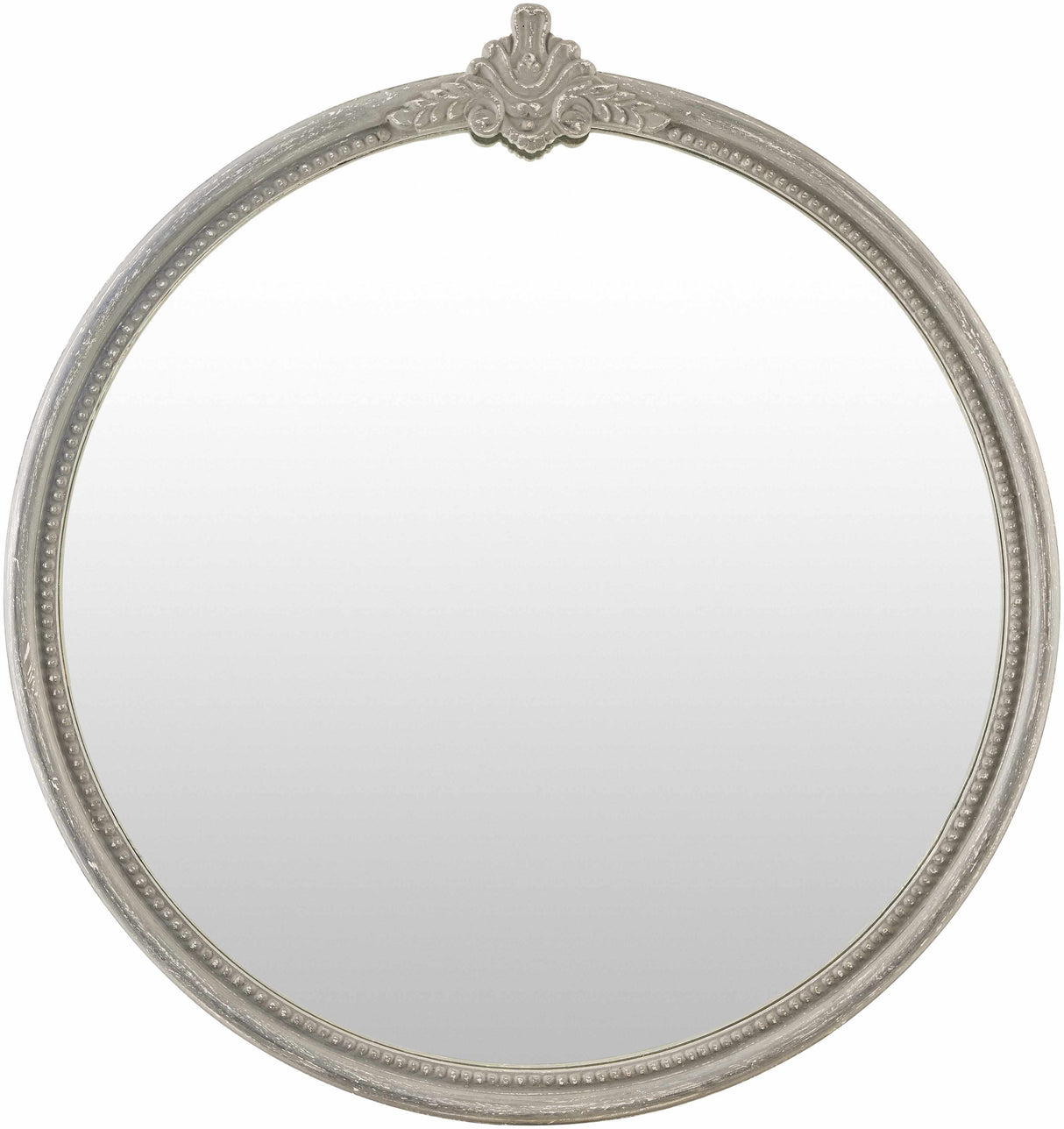 Kandersteg Gray Accent Mirror-Mirrors-Parc Decor