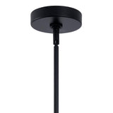 Kara Farmhouse 1-Light Textured Glass Nickel Island Pendant Light-吊灯-Parc Decor