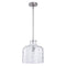 Kara Farmhouse 1-Light Textured Glass Nickel Island Pendant Light-吊灯-Parc Decor