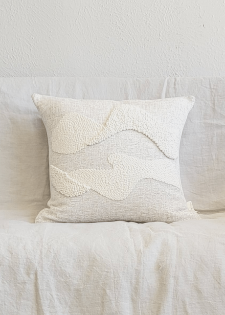 Karoo Cloud Eco-Cotton Throw Pillow-Pillows-Parc Decor