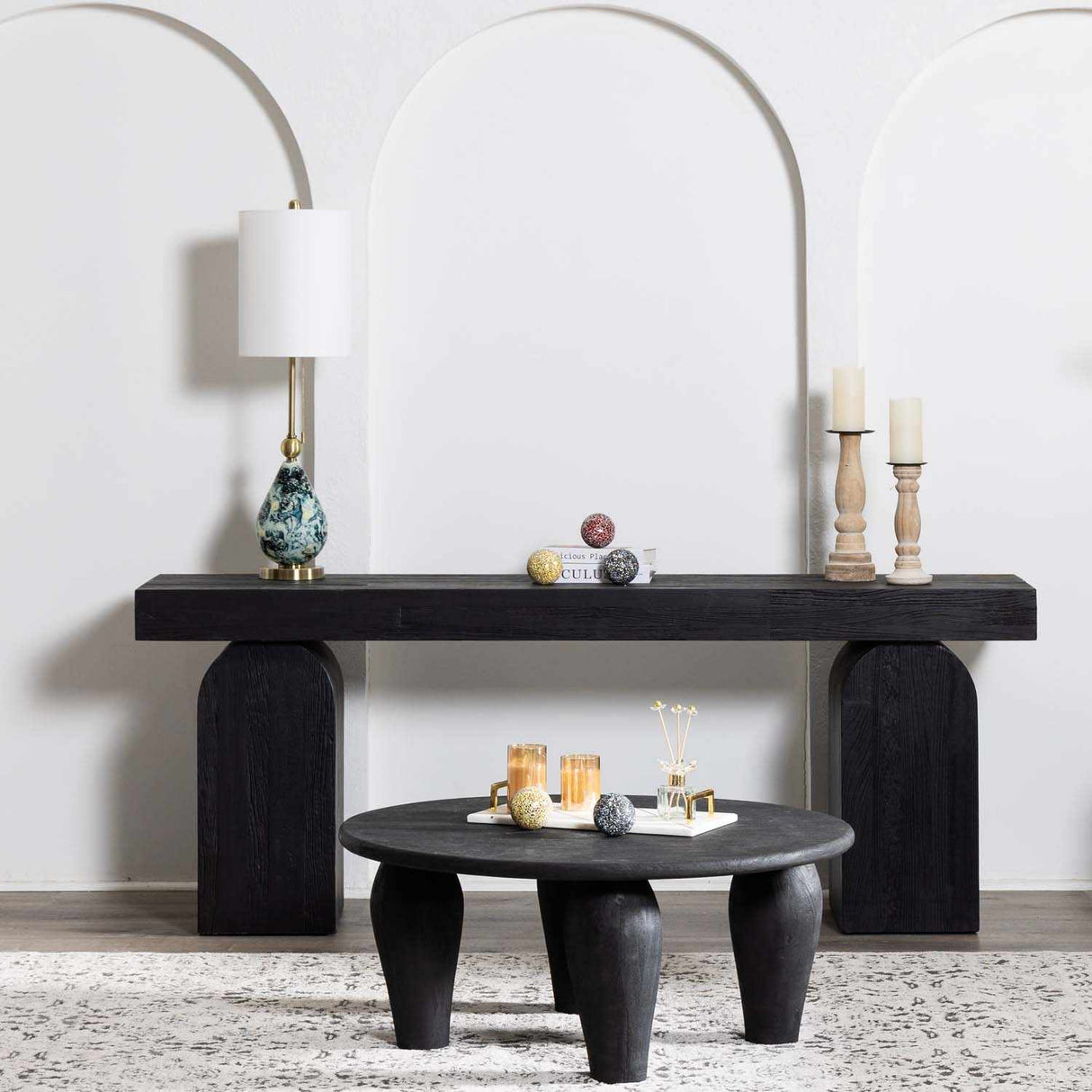 Katipunan Aqua Gold Metallic Brass Table Lamp-Lighting-Parc Decor