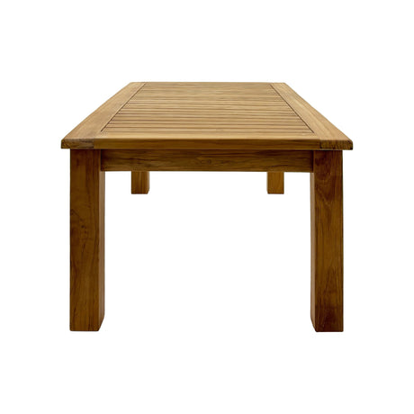 Kauai Natural Teak Indoor/Outdoor Coffee Table-table-Parc Decor