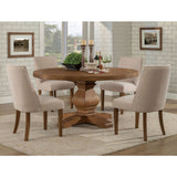 Kensington Round Dining Table, Reclaimed Natural-Dining Tables-Parc Decor