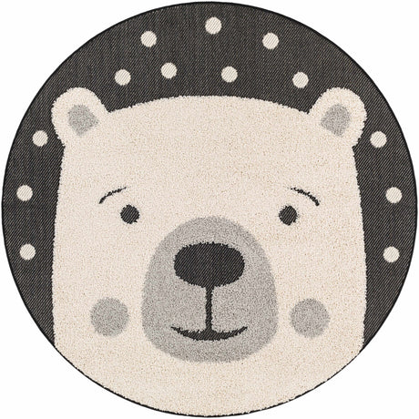 Kids Bear Animal Print Nursery Area Rug - Clearance-Rugs-Parc Decor