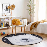 Kids Bear Animal Print Nursery Area Rug - Clearance-Rugs-Parc Decor