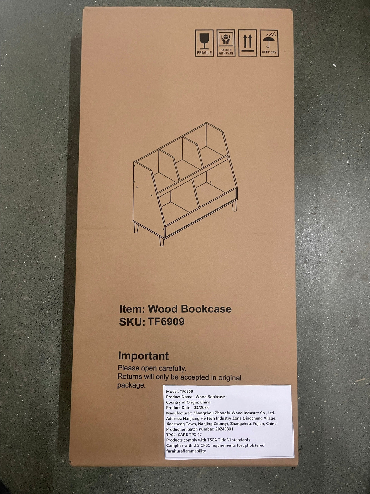 Kids Bookcase and Toy Organizer-Storage & Organization-Parc Decor