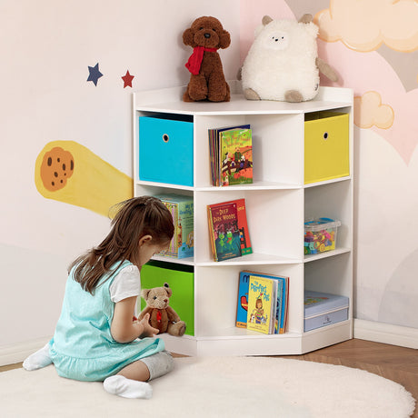 Kids Corner Cubby Storage Cabinet-Storage & Organization-Parc Decor