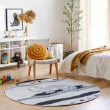 Kids Dinosaur Animal Print Nursery Area Rug - Clearance-Rugs-Parc Decor