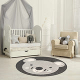 Kids Koala Animal Print Nursery Area Rug - Clearance-Rugs-Parc Decor