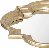 Killester Gold Frame Rectangular Mirror-Mirrors-Parc Decor