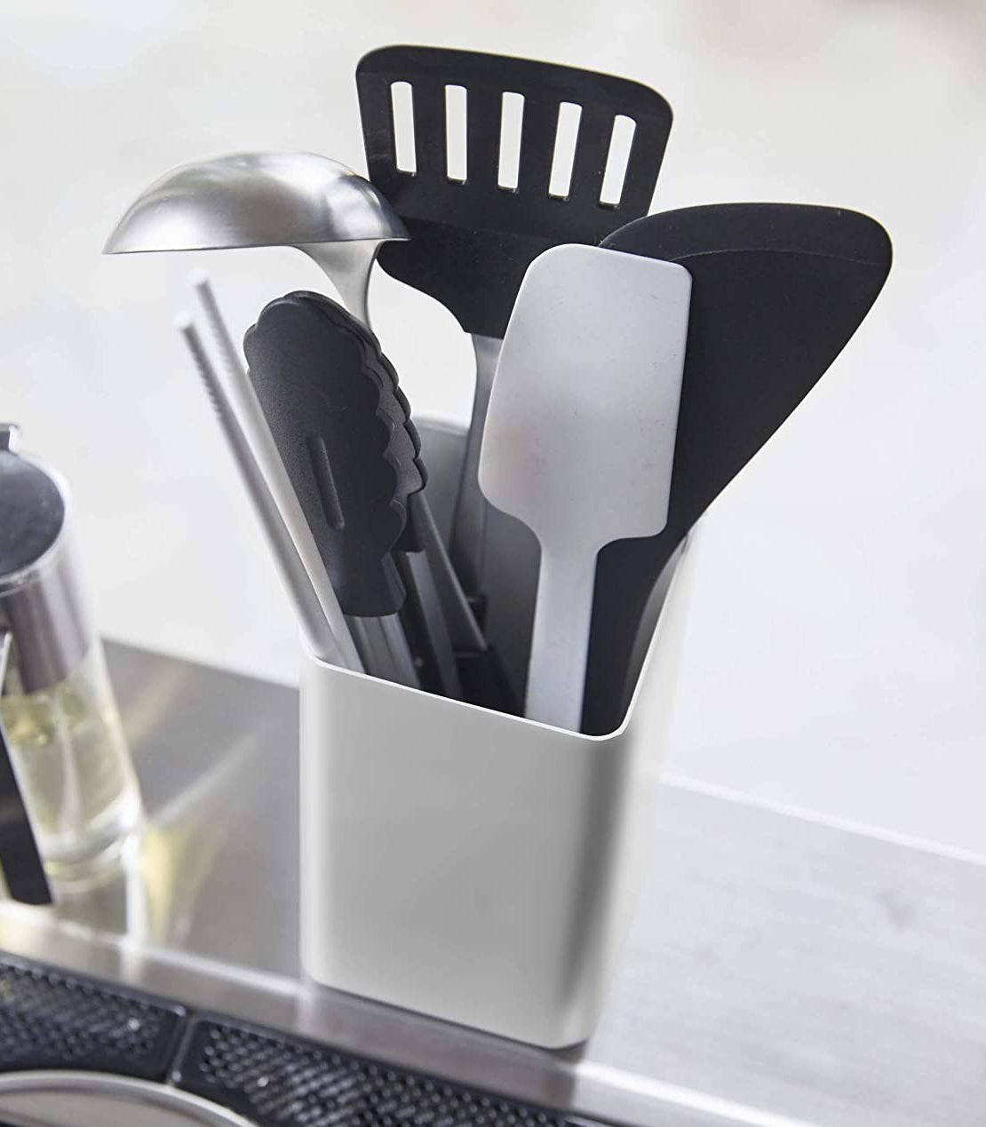 Kitchen Utensil Organizer - Steel-Utensil Holder-Parc Decor