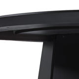 Koa 48" Round Solid Wood Pedestal Dining Table