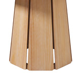 Koa 48" Round Solid Wood Pedestal Dining Table-Dining / Kitchen-Parc Decor