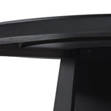 Koa 48" Round Solid Wood Pedestal Dining Table-Dining / Kitchen-Parc Decor