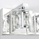 Kolt Chrome Modern 2-Light Bathroom Vanity Light