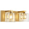 Kolt Chrome Modern 2-Light Bathroom Vanity Light-壁灯-Parc Decor