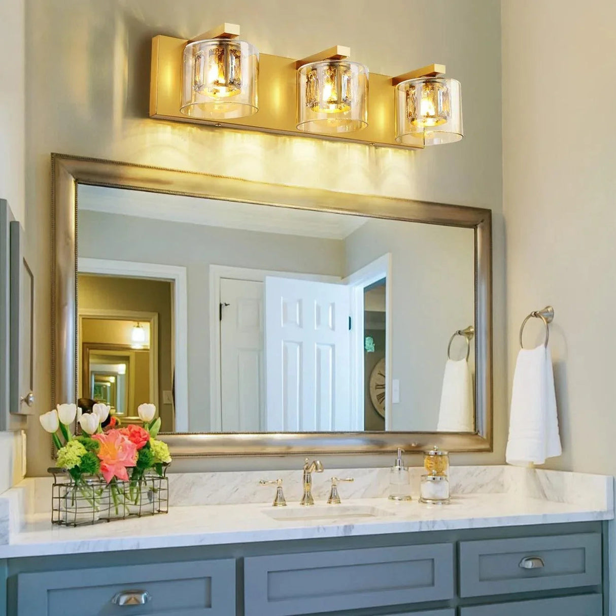 Kolt Modern 3-Light Bathroom Vanity Light