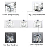 Kolt Modern 3-Light Bathroom Vanity Light