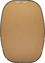 Kopparberg Black Gold Frame Round Mirror-Mirrors-Parc Decor