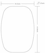 Kopparberg Black Gold Frame Round Mirror-Mirrors-Parc Decor