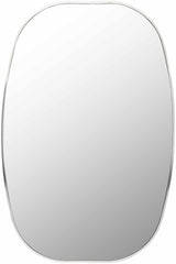 Kopparberg Metallic Silver Gold Frame Round Mirror-Mirrors-Parc Decor