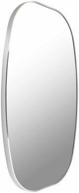 Kopparberg Metallic Silver Gold Frame Round Mirror-Mirrors-Parc Decor