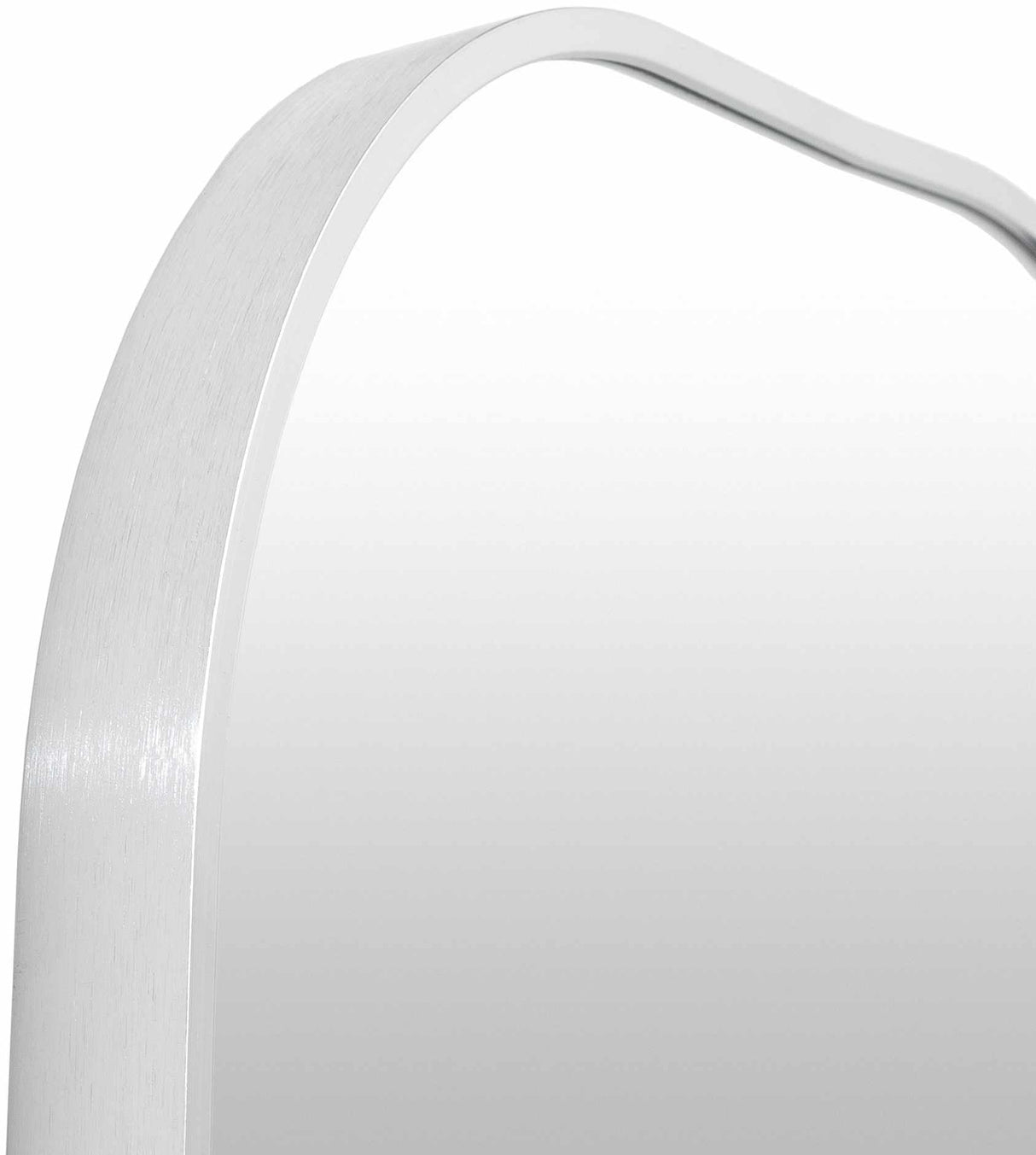 Kopparberg Metallic Silver Gold Frame Round Mirror-Mirrors-Parc Decor