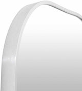 Kopparberg Metallic Silver Gold Frame Round Mirror-Mirrors-Parc Decor