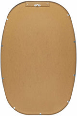 Kopparberg Metallic Silver Gold Frame Round Mirror-Mirrors-Parc Decor