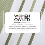 Decorative Cotton Stripe Bath Towel Set - Noelle Collection