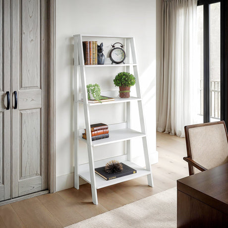 Ladder Wooden Shelf-Home Office-Parc Decor