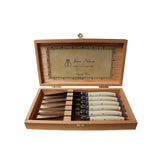 Laguiole Ivory Knives Cutlery Set in Presentation Box, Set of 6