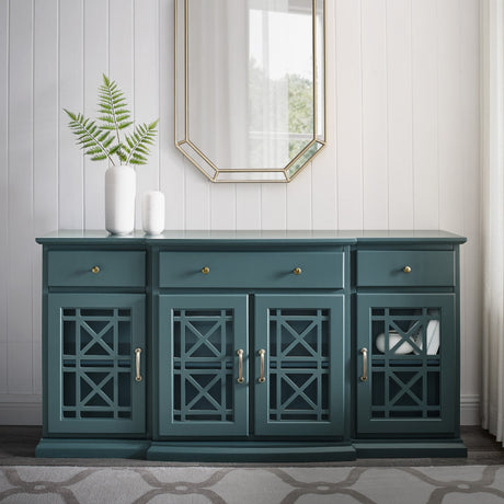 Landon Fretwork Buffet Sideboard & TV Stand-Dining / Kitchen-Parc Decor