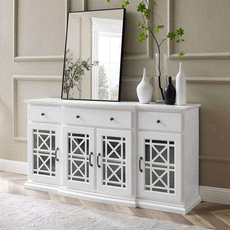 Landon Fretwork Buffet Sideboard & TV Stand-Dining / Kitchen-Parc Decor