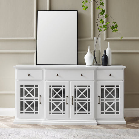 Landon Fretwork Buffet Sideboard & TV Stand-Dining / Kitchen-Parc Decor