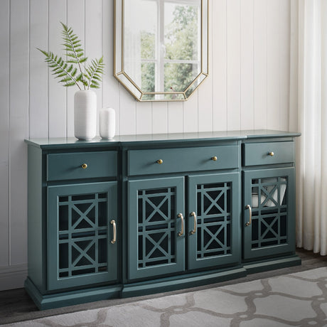 Landon Fretwork Buffet Sideboard & TV Stand-Dining / Kitchen-Parc Decor
