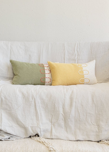 Landscapes Block Throw Pillow-Pillows-Parc Decor