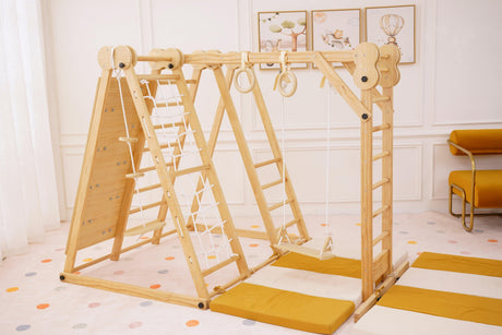 Large Chestnut Play Mat – Foldable Cushioned Floor Mat-Parc Decor