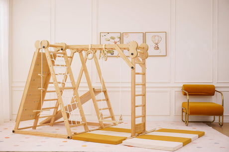 Large Chestnut Play Mat – Foldable Cushioned Floor Mat-Parc Decor