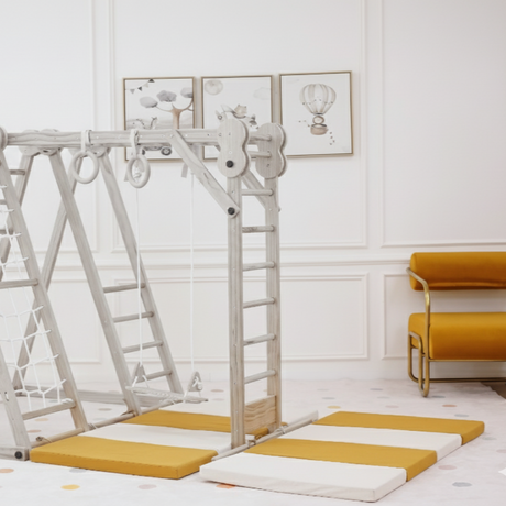 Large Chestnut Play Mat – Foldable Cushioned Floor Mat-Parc Decor